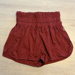 FP Movement by Free People Burgundy Shorts